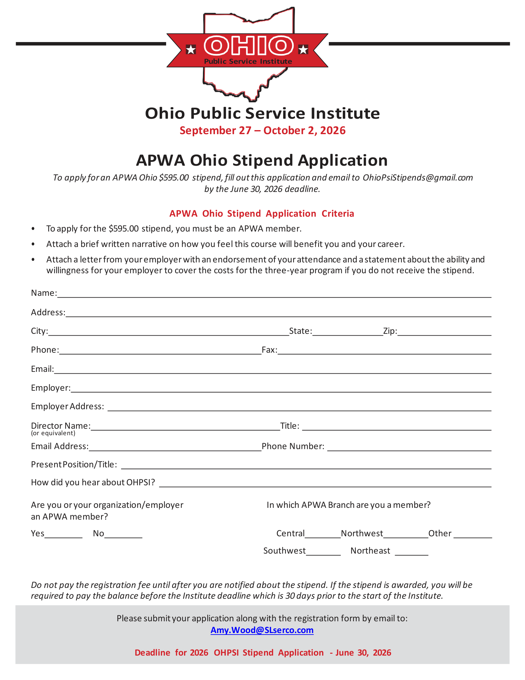 2026 stipend app